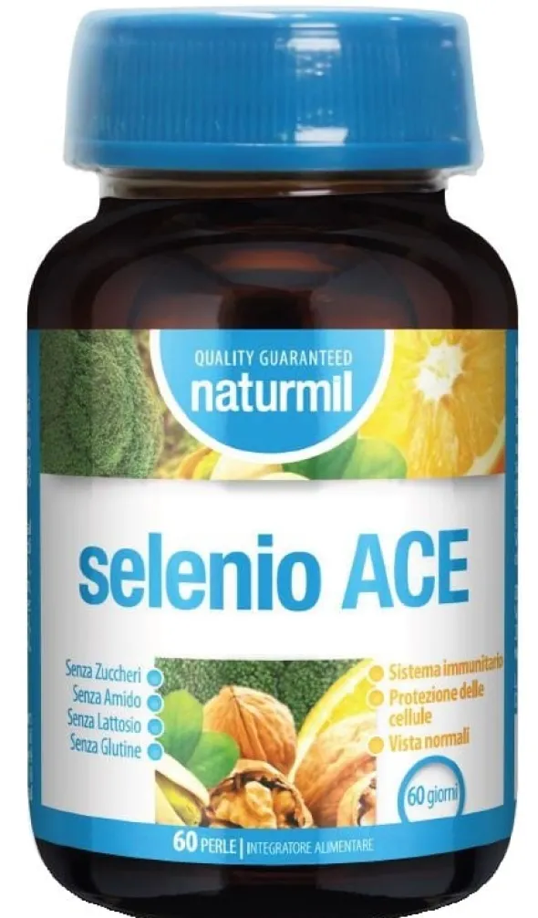Integratore Naturmil Selenio ACE difese immunitarie, 60 perle