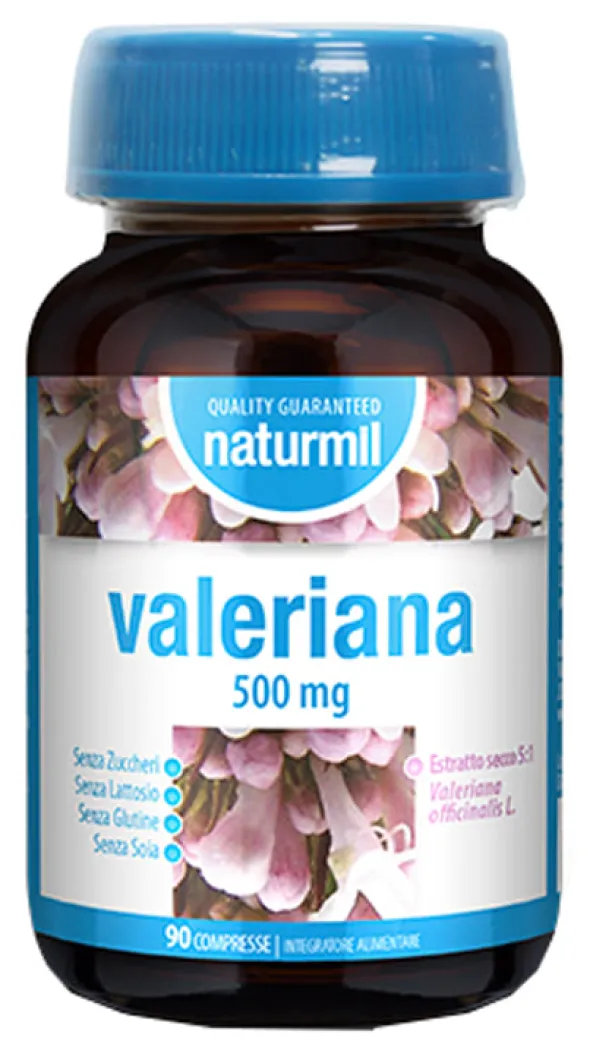 Integratore Naturmil Valeriana 500mg, 90 compresse