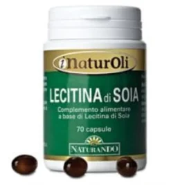 Integratore Naturoli Lecitina di Soia, 70 softgel