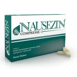 Integratore Nausezin con Zenzero e Menta, 30 compresse