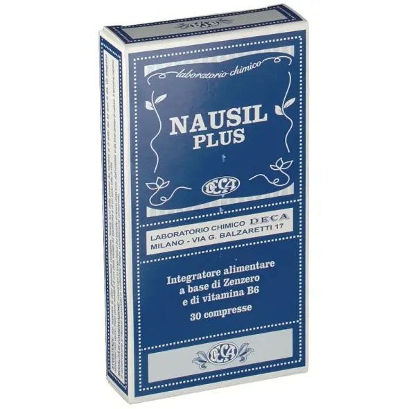 Integratore Nausil Plus zenzero e vitamina B6, 30 compresse