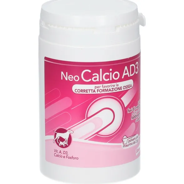 Integratore Neo Calcio AD3 per cani, polvere solubile 200g