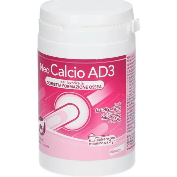 Integratore Neo Calcio AD3 per cani, polvere solubile 200g