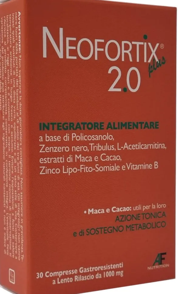 Integratore Neofortix 2,0 con Tribulus e Maca, 30 compresse