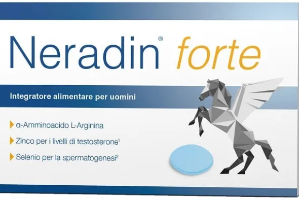 Integratore Neradin Forte con zinco e selenio, 30 capsule