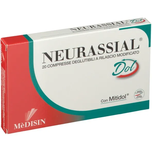 Integratore Neurassial Dol per il sistema nervoso, 20 compresse