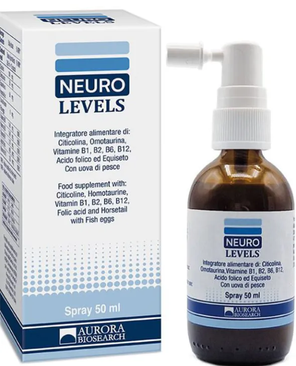 Integratore Neuro Levels Spray per sistema nervoso, 50ml