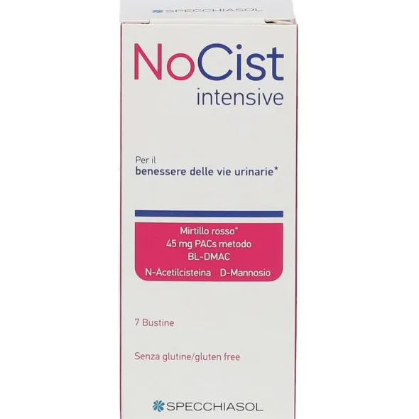Integratore Nocist Intensive per vie urinarie, 7 bustine