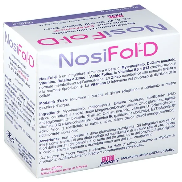 Integratore Nosifol-D per la fertilità, 30 bustine
