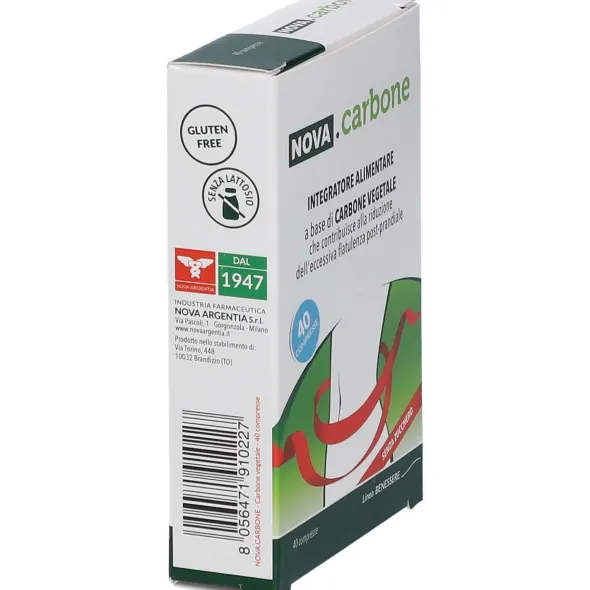 Integratore Nova Carbone Vegetale, 40 compresse