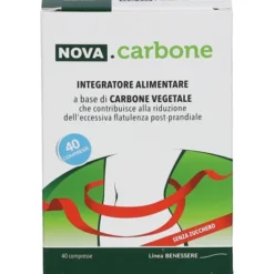 Integratore Nova Carbone Vegetale, 40 compresse