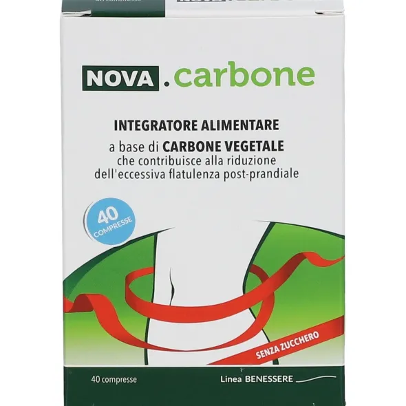 Integratore Nova Carbone Vegetale, 40 compresse