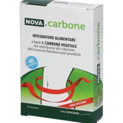 Integratore Nova Carbone Vegetale, 40 compresse
