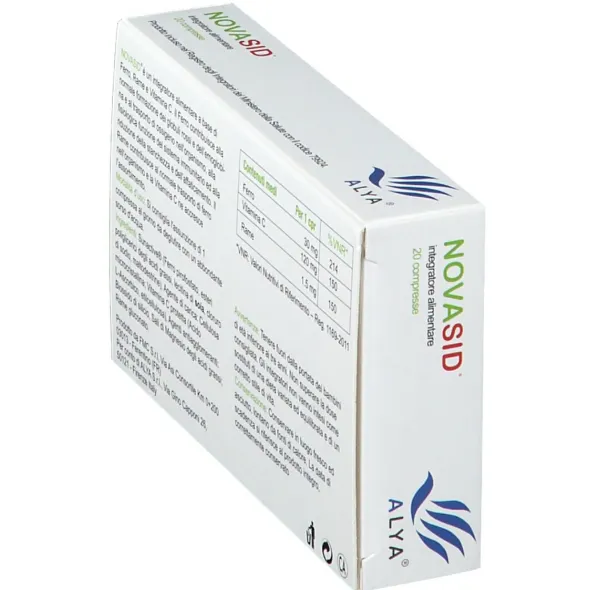 Integratore Novasid ferro e vitamina C, 20 compresse
