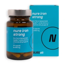 Integratore Nure Iron Strong ferro microincapsulato, 30cps