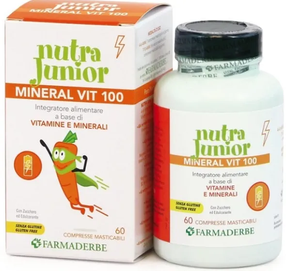 Integratore Nutra Junior Mineral Vit 100 vitamine e minerali