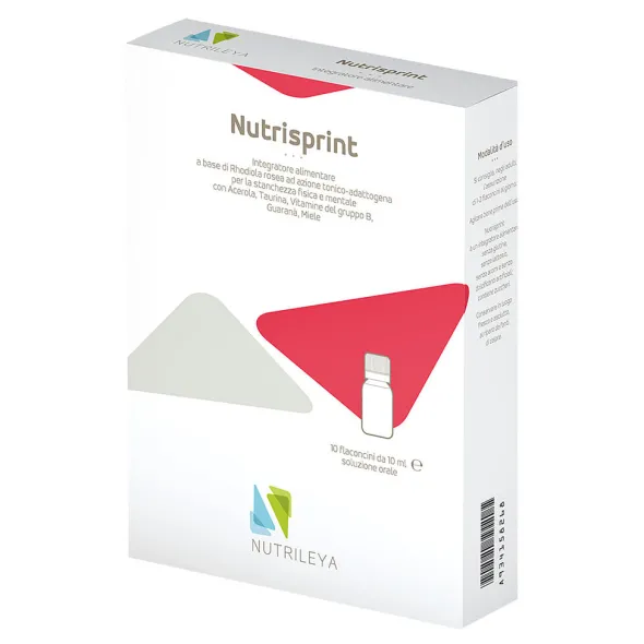 Integratore Nutrisprint contro la stanchezza, 10 flaconi 10ml