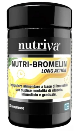 Integratore Nutriva Bromelin Long Action, 30 compresse