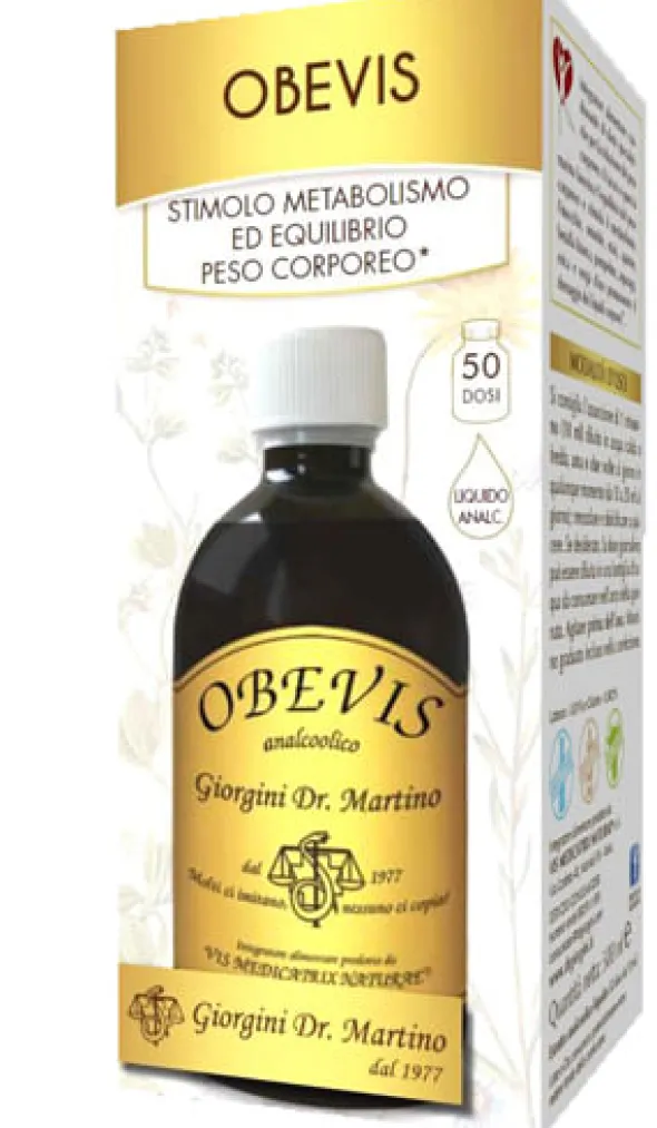 Integratore Obevis liquido analcolico drenante, 500ml