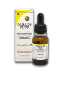Integratore Olea D3 Plus gocce per ossa e immunità, 20ml