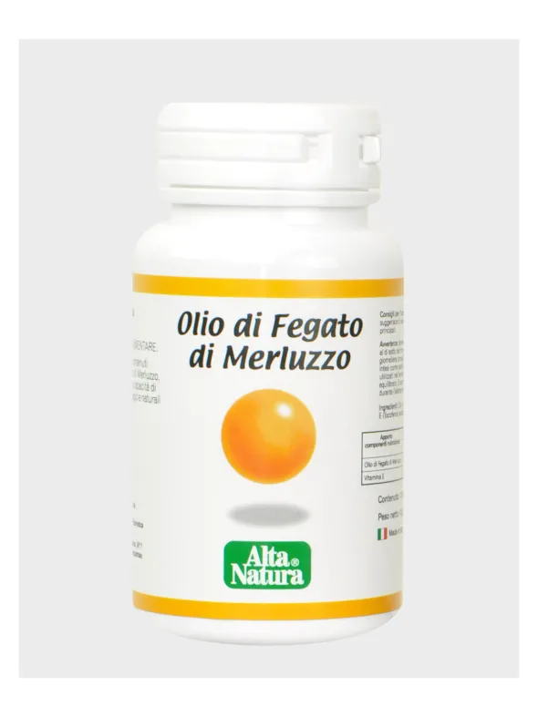 Integratore olio di fegato di merluzzo, 100 perle 40g