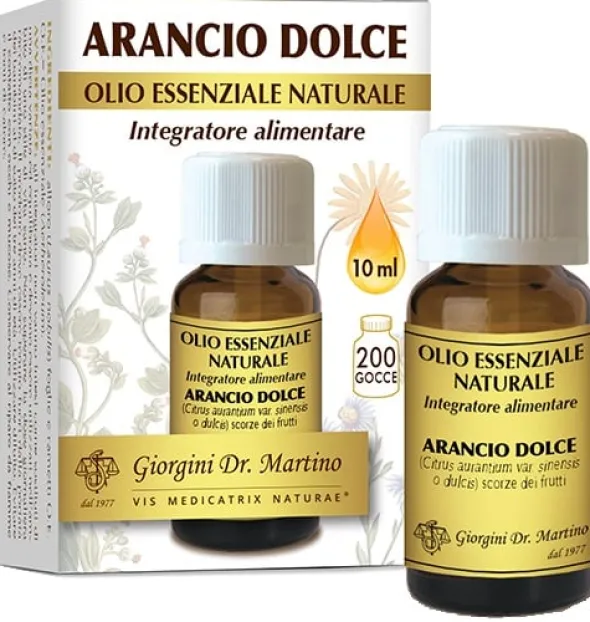 Integratore Olio Essenziale Arancio Dolce Naturale, 10ml