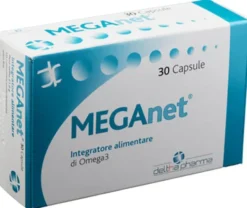 Integratore Omega-3 Meganet per il cuore, 30 capsule