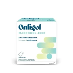 Integratore Onligol Macrogol 4000 per la stipsi, 20 bustine