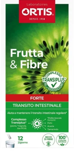Integratore Ortis Frutta & Fibre Forte, 12 bustine