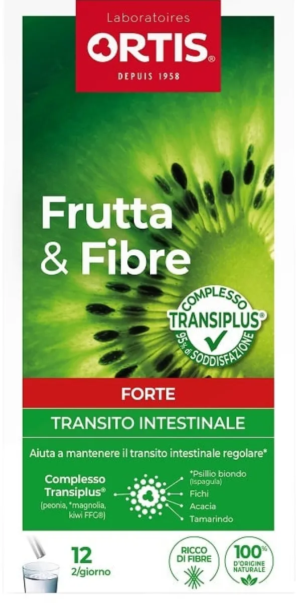 Integratore Ortis Frutta & Fibre Forte, 12 bustine