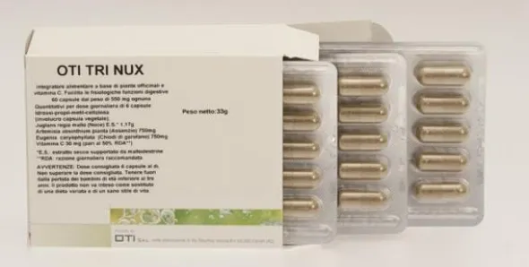 Integratore OTI Trinux per il benessere intestinale, 60 capsule