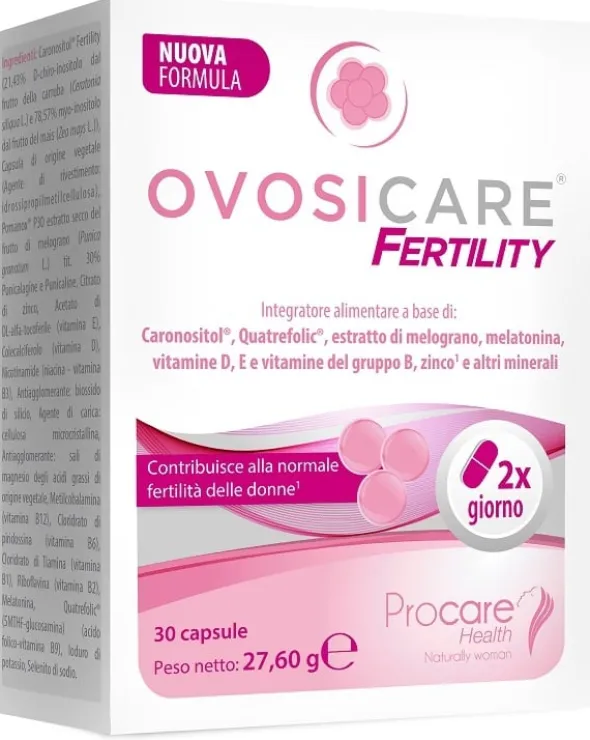 Integratore Ovosicare Fertility per la fertilità, 30 capsule