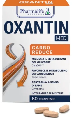 Integratore Oxantin Med Carbo Reduce metabolismo glucidico, 60cpr