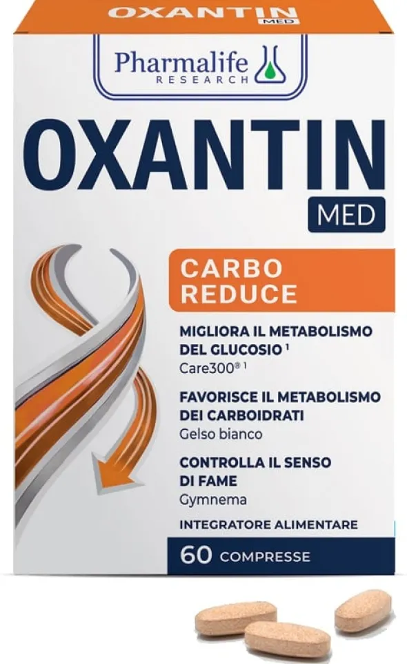 Integratore Oxantin Med Carbo Reduce metabolismo glucidico, 60cpr