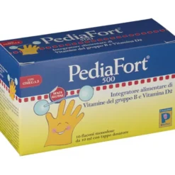 Integratore Pediafort 500 per bambini, 10 fiale
