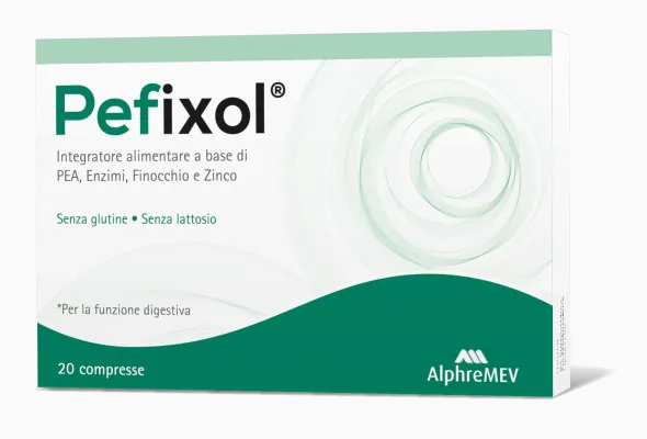 Integratore Pefixol per la funzione digestiva, 20 compresse