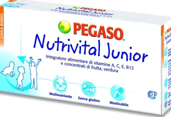 Integratore Pegaso Nutrivital Junior per bambini, 30 compresse