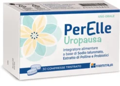 Integratore PerElle Uropausa con ialuronato e polline, 30cpr