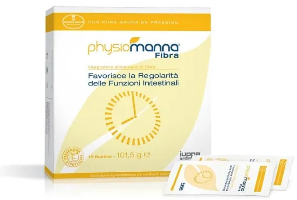 Integratore Physiomanna Fibra per l'intestino, 10 bustine