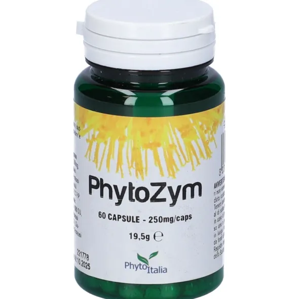 Integratore Phytozym 60 capsule per digestione e vitalità