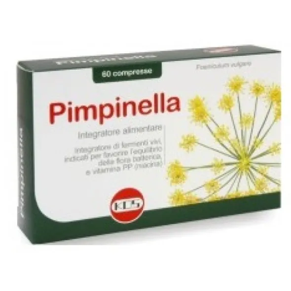 Integratore Pimpinella con probiotici e niacina, 60 compresse