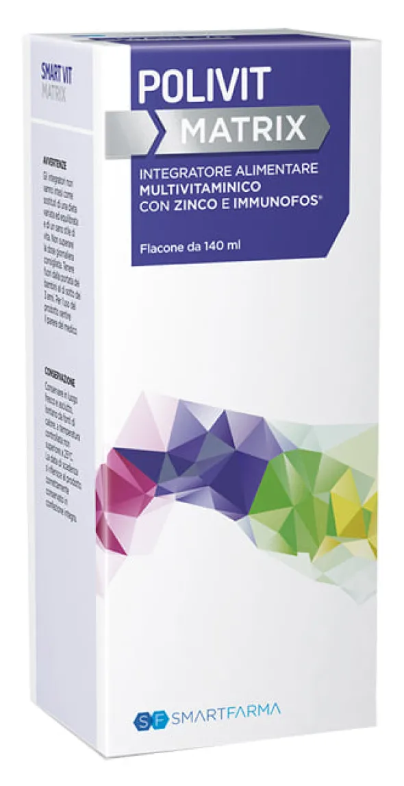 Integratore Polivit Matrix vitamine e ImmunoFOS, 140ml