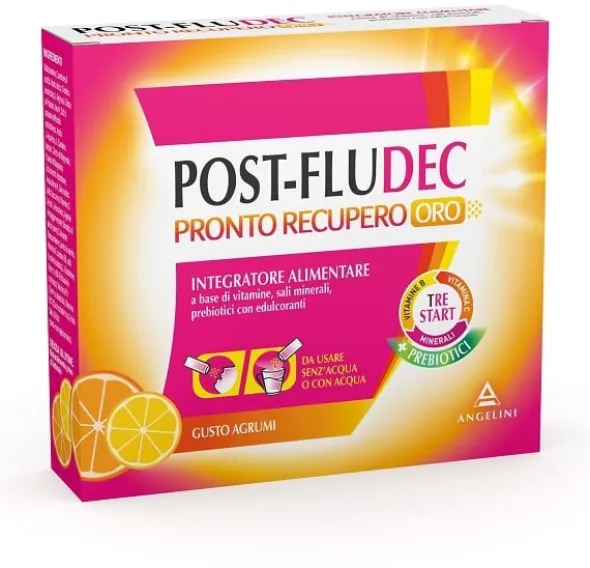 Integratore Postfludec Agrumi Pro recupero energetico, 12 bustine
