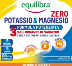 Integratore Potassio & Magnesio Zero3, 18 bustine