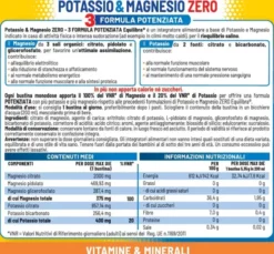 Integratore Potassio & Magnesio Zero3, 18 bustine