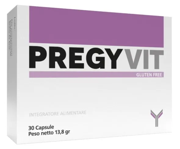 Integratore Pregyvit vitamine e minerali con DHA, 30 capsule