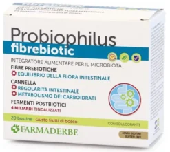 Integratore Probiophilus Fibrebiotic flora intestinale, 20bust