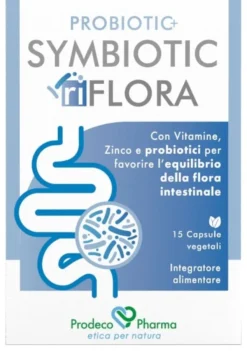 Integratore Probiotic+ Symbiotic Riflora, 15 capsule