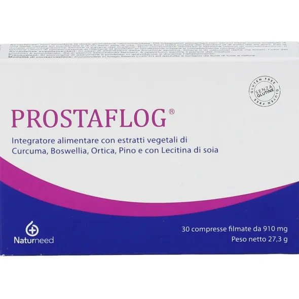 Integratore Prostaflog Naturneed per la prostata, 30 compresse