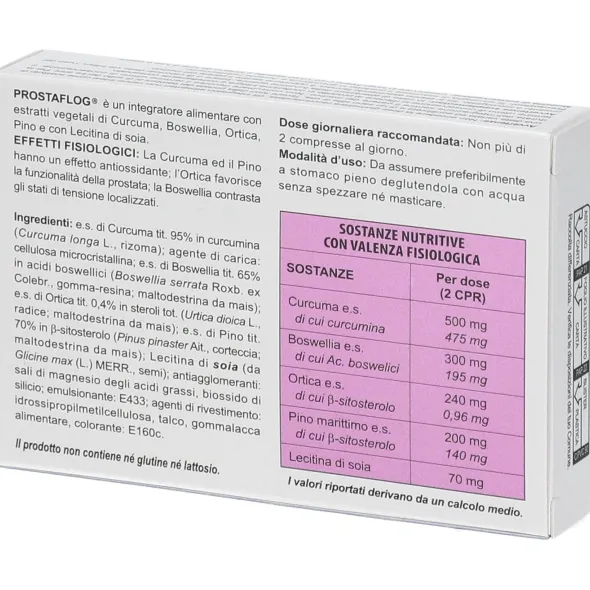 Integratore Prostaflog Naturneed per la prostata, 30 compresse